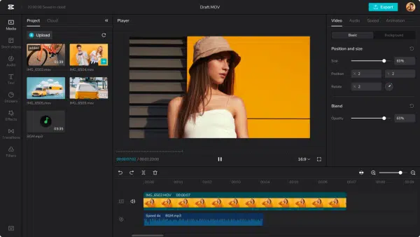 Capcut Dashboard