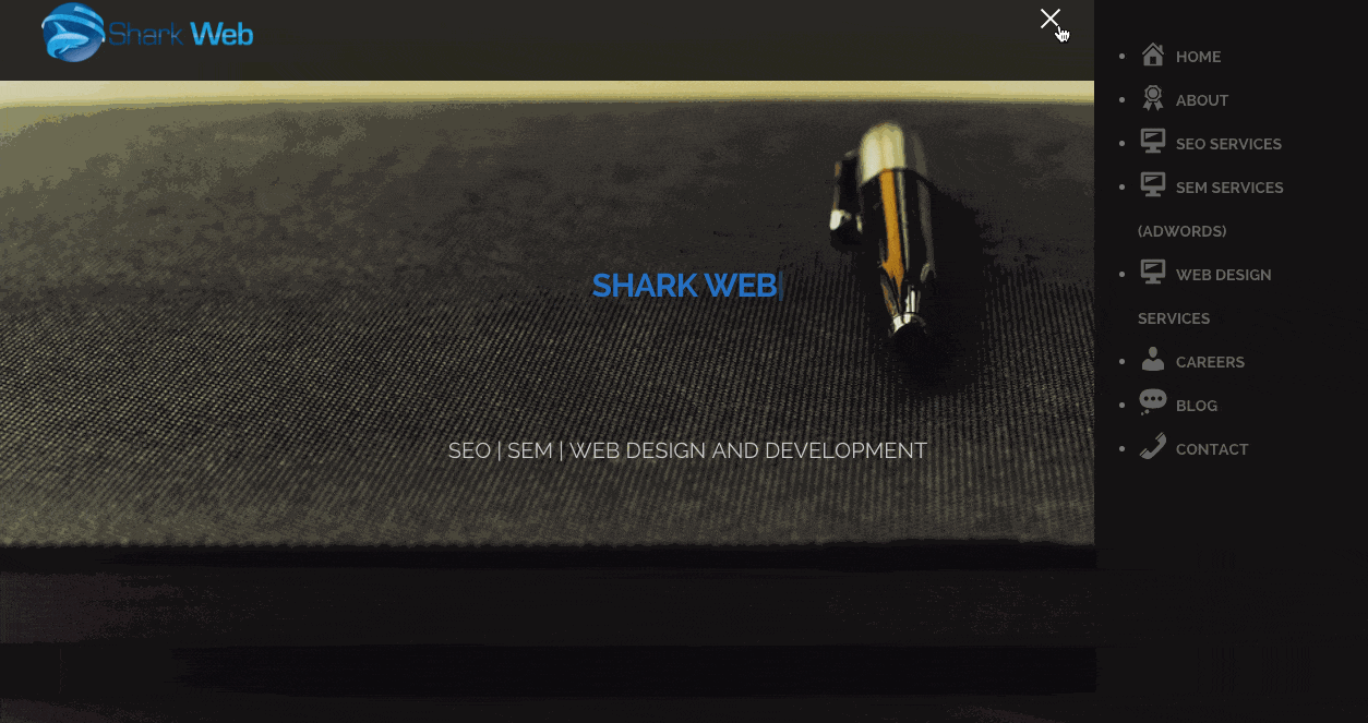 Hide-able & Expandable Navigation Menus by Sharkweb