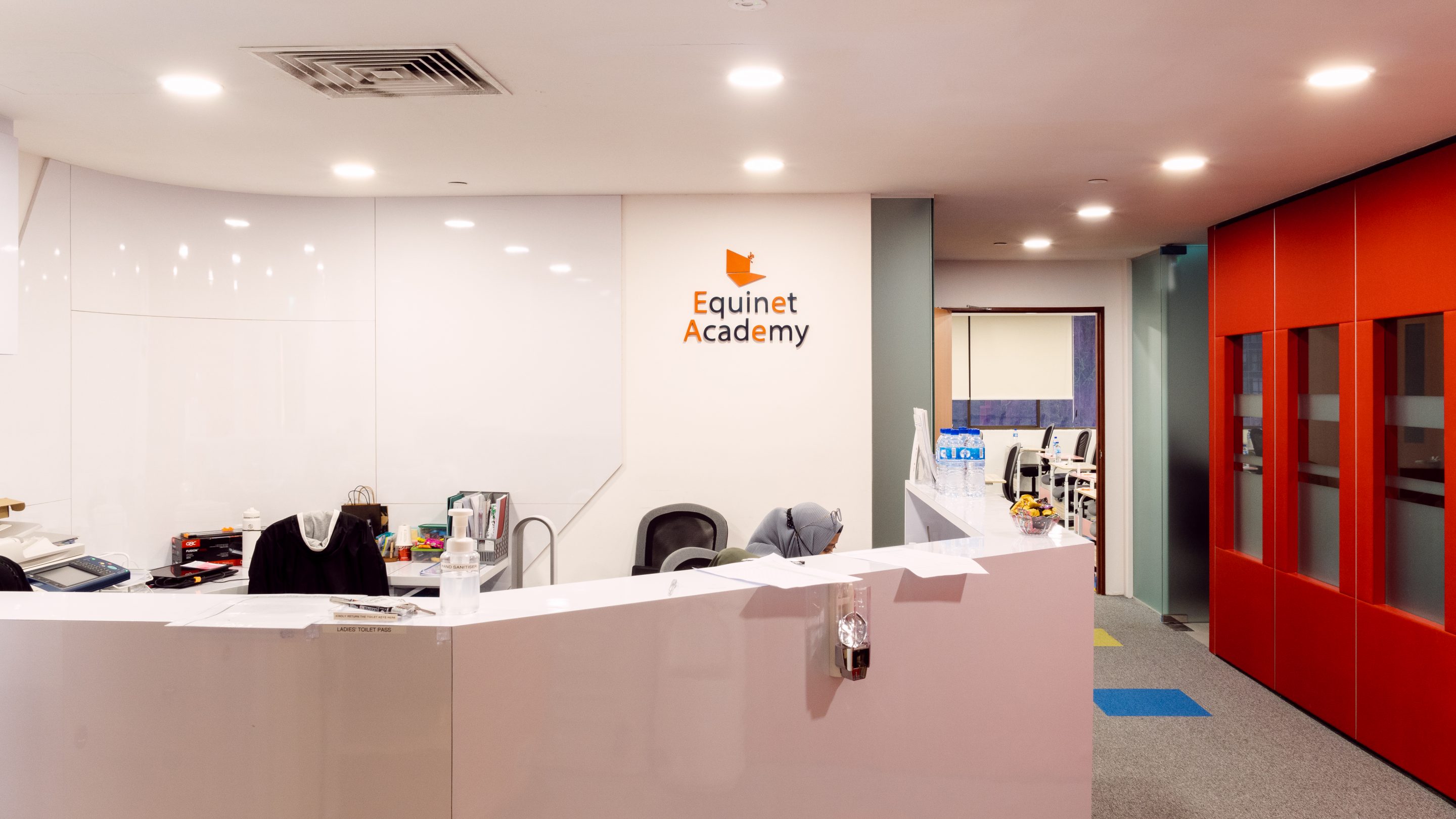 Main Entrance & Front Desk Training Facilities