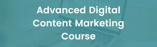 Advanced Content Marketing Strategy Course Cover Image
