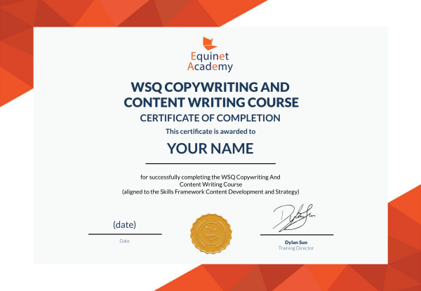 content writing courses singapore