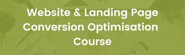Conversion Rate Optimisation Course Header