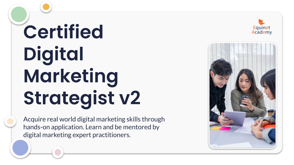 Advanced Certificate in Digital Marketing Course Brochure Cover