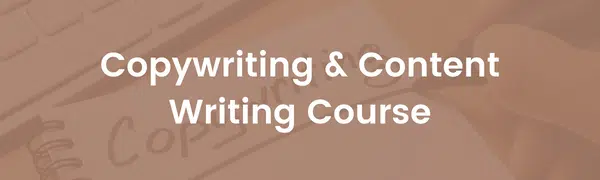 Copywriting & Content Writing Course Cover Image