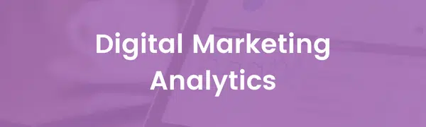 Digital Marketing Analytics Course Cover Image