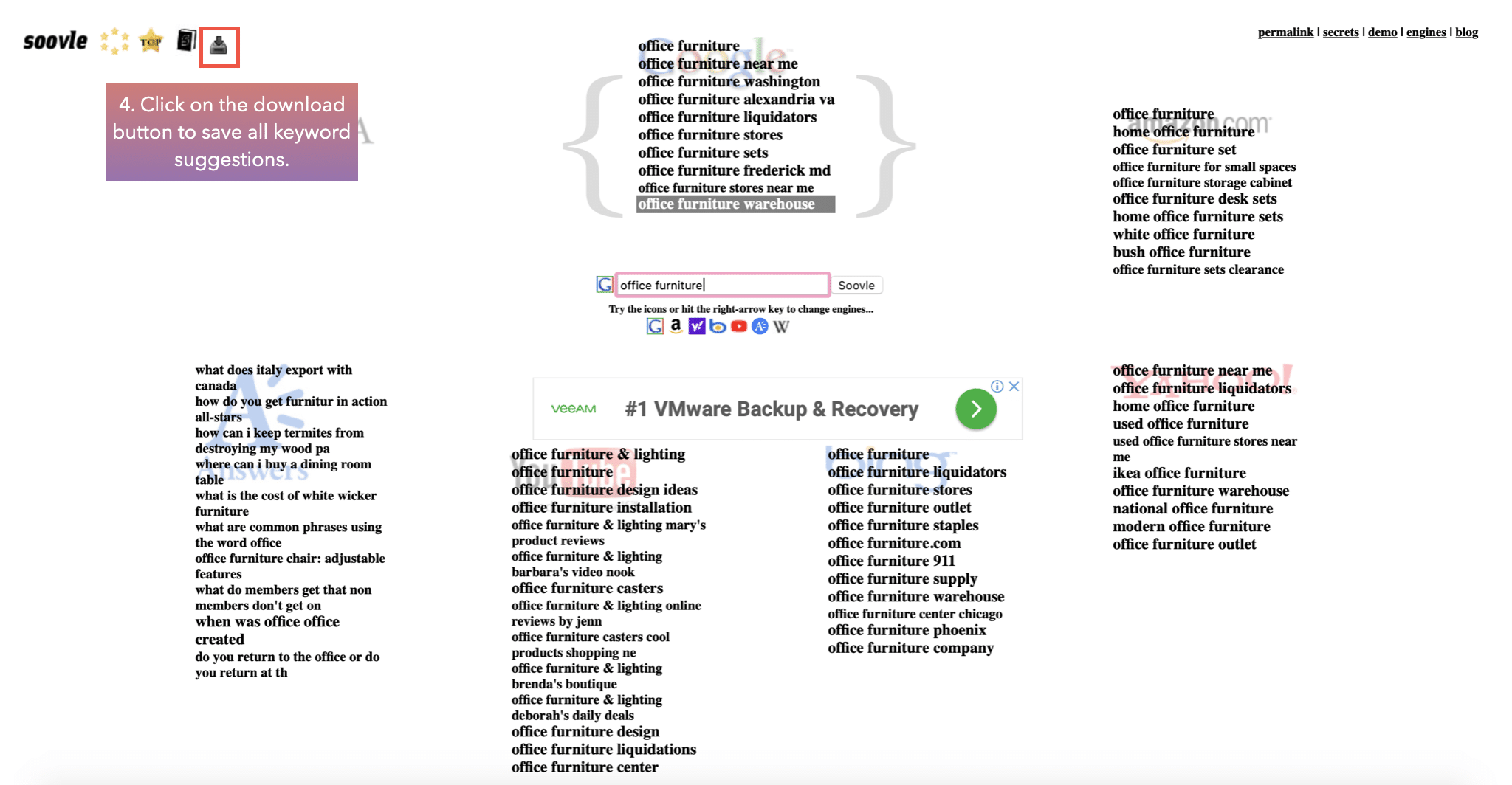 download keyword suggestion from soovle