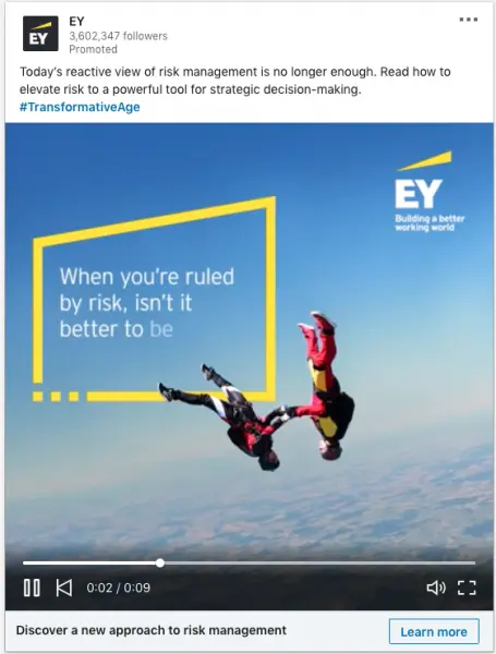 EY ads on risk management