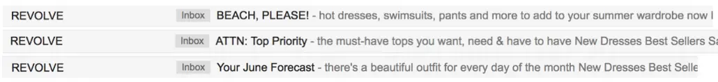 Email Examples Short Headings