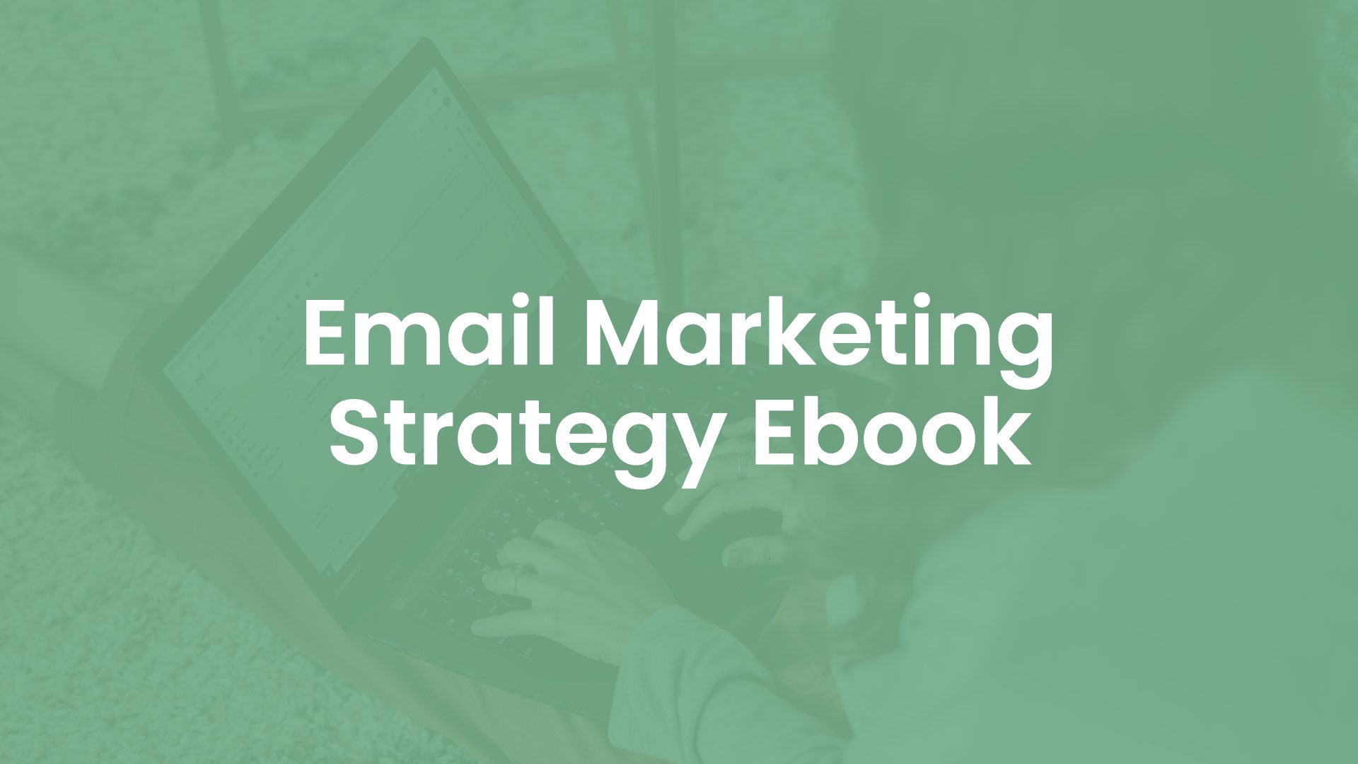Email Marketing Strategy Ebook cover