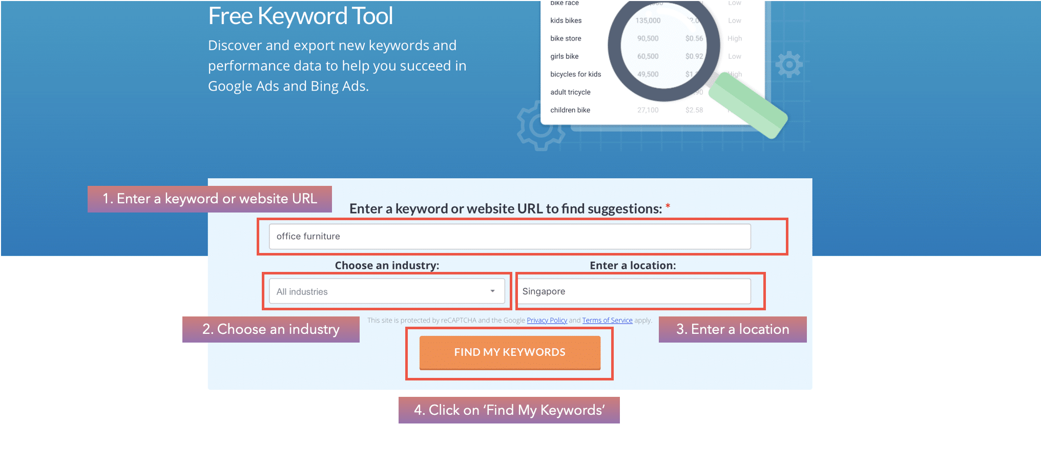 keyword competition in wordstream