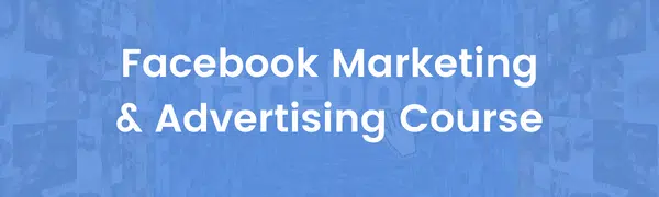 Facebook Marketing and Advertising Course Cover Image