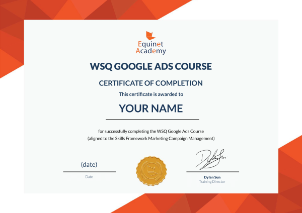 Google certification courses shop