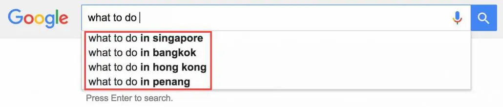 Google Suggest Example