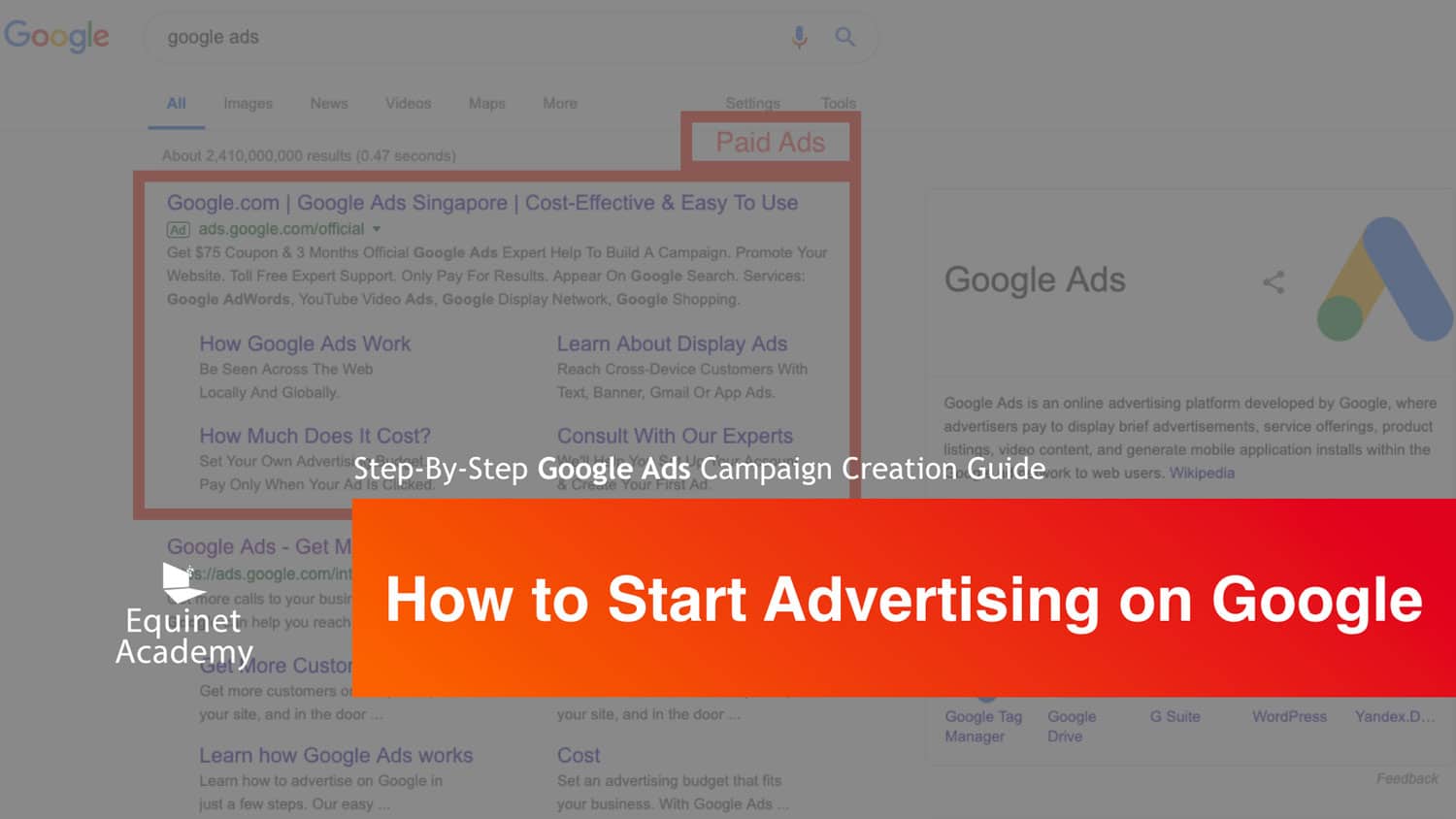 start advertising on google ads 2020