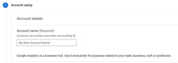 Account Setup for Google Analytics 4 (GA4)