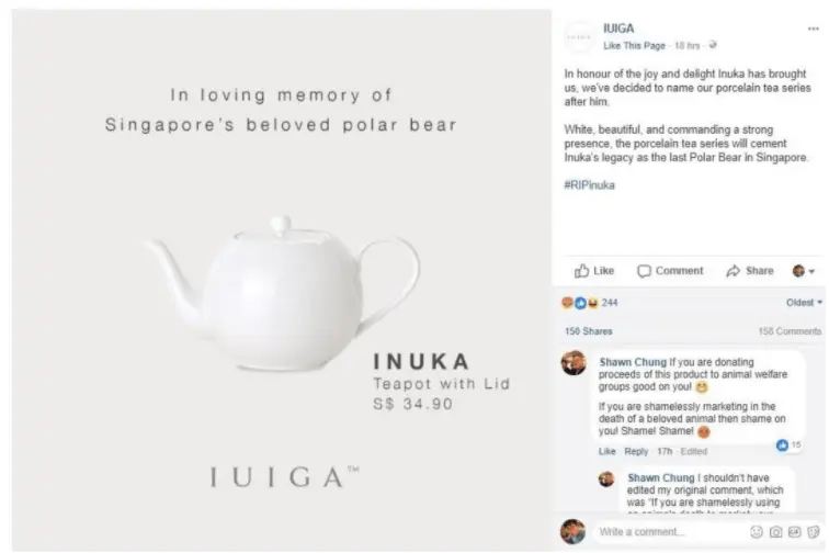 Iulgas Inuka teapot campaign