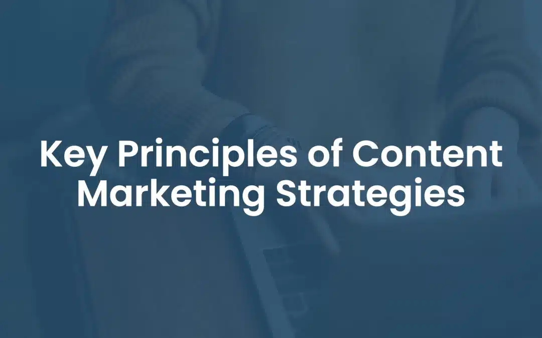 7 Key Principles of Content Marketing Strategies