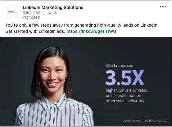 Linkedin Marketing Solutions ads on Leads And Conversion Rates
