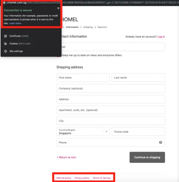Optimised-Checkout-Page