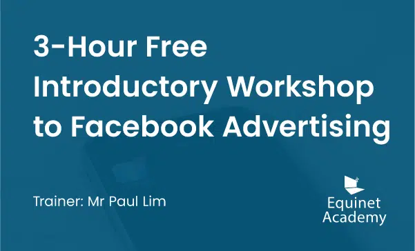 3-Hour Free Introductory Workshop to Facebook Advertising