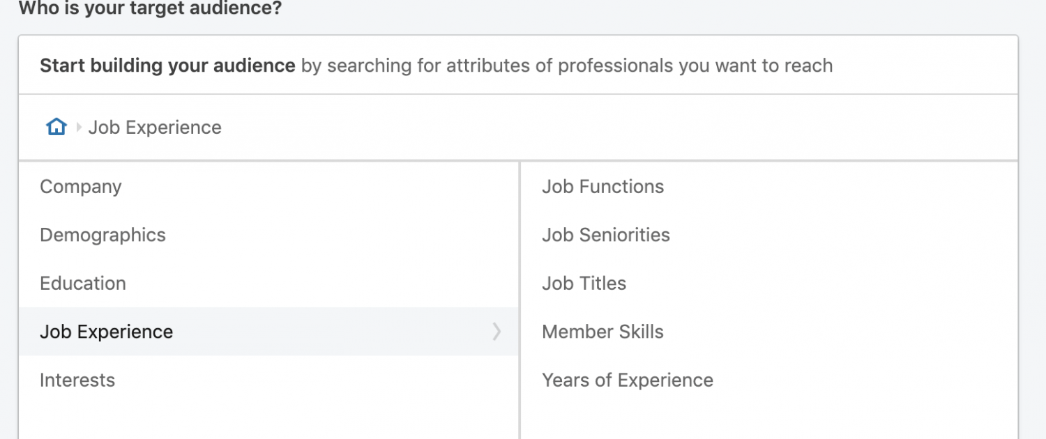 LinkedIn-Professional-Attribute-Targeting