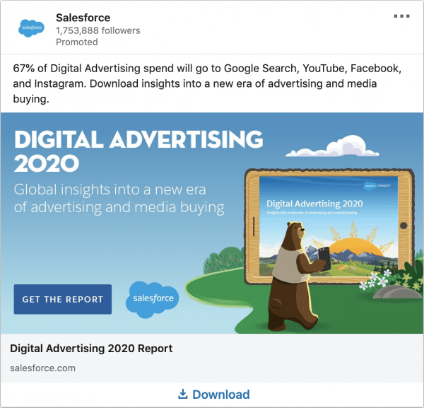 Salesforce ads on digital advertising 2020