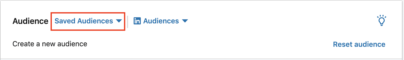 linkedin ads saved audience