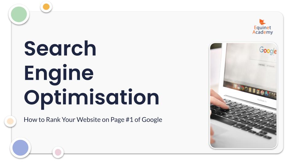 WSQ Search Engine Optimisation (SEO) Course Brochure Cover