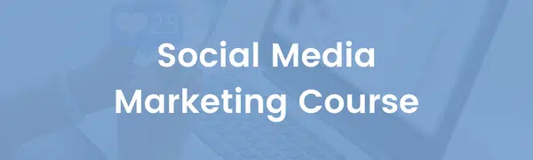 Social Media Marketing Course Cover Image