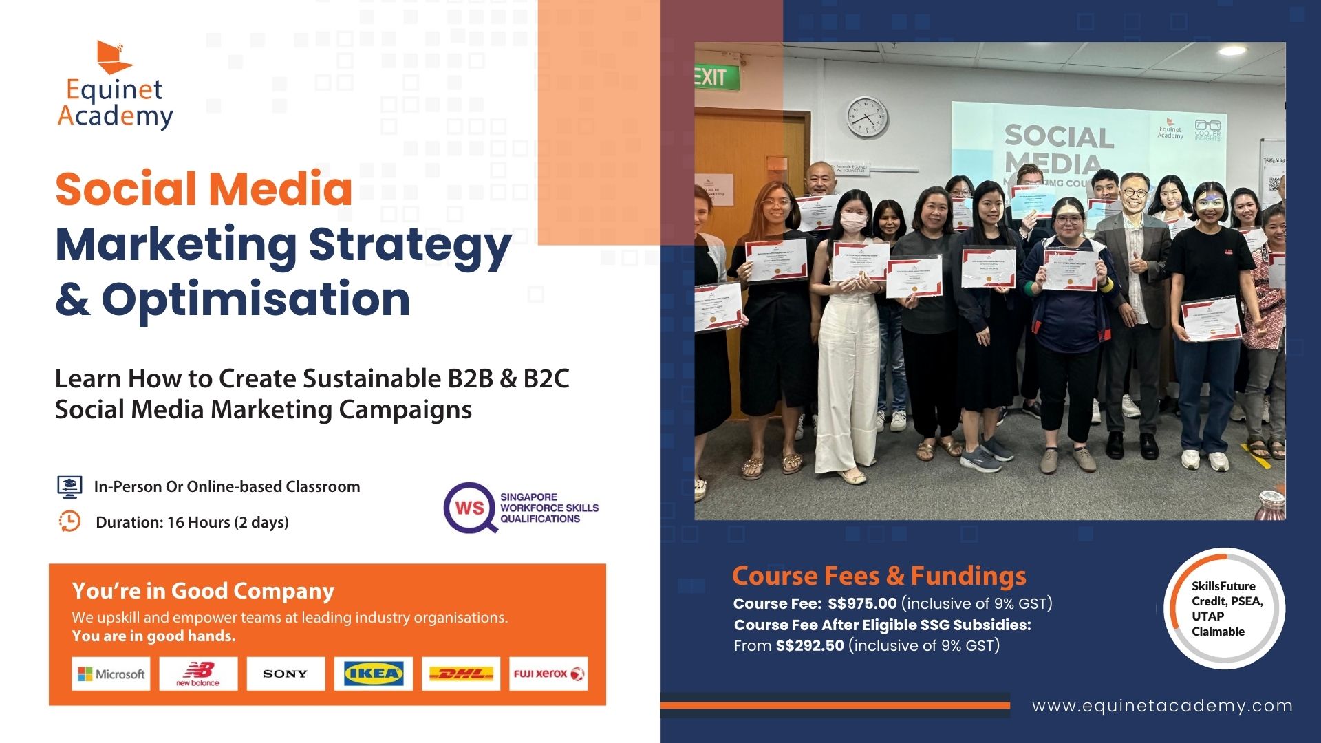 WSQ Social Media Marketing Course Brochure Cover