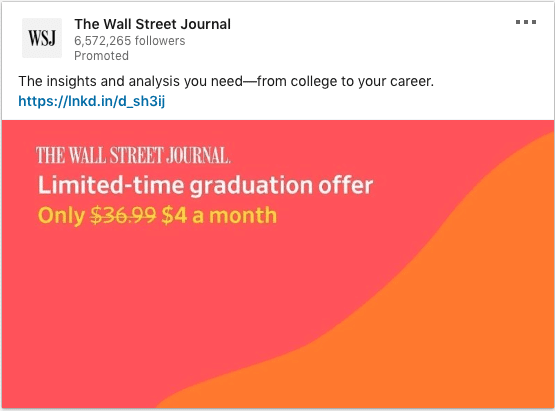 The Wall Street Journal ads on insights and analysis