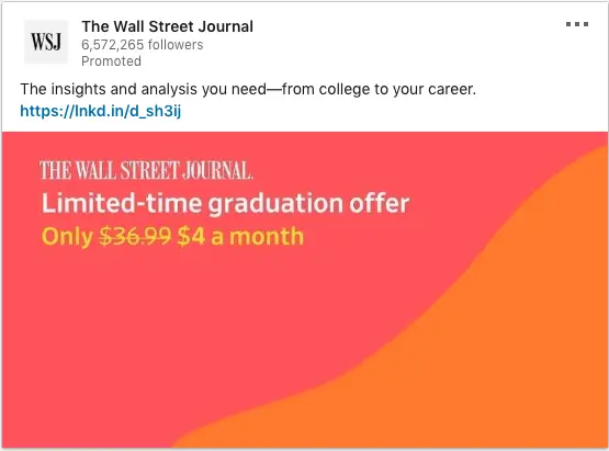 The Wall Street Journal ads on insights and analysis