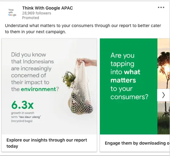 Think with Google ads on Consumer Insights Report