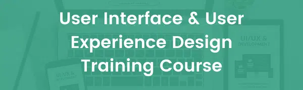 User Interface and User Experience Design Training Course Cover Image