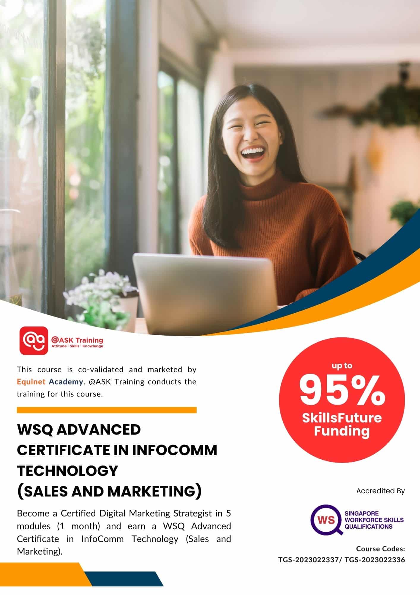 Advanced Certificate in Digital Marketing Course Brochure Cover