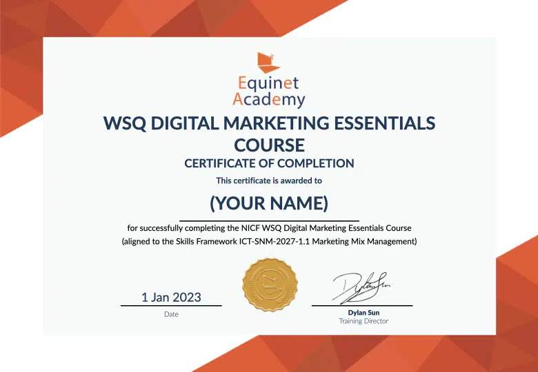 WSQ Digital Marketing Essentials Course Certificate” class=