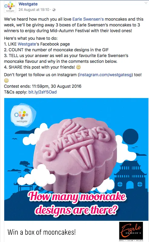 Another example of gamification post by Westgate