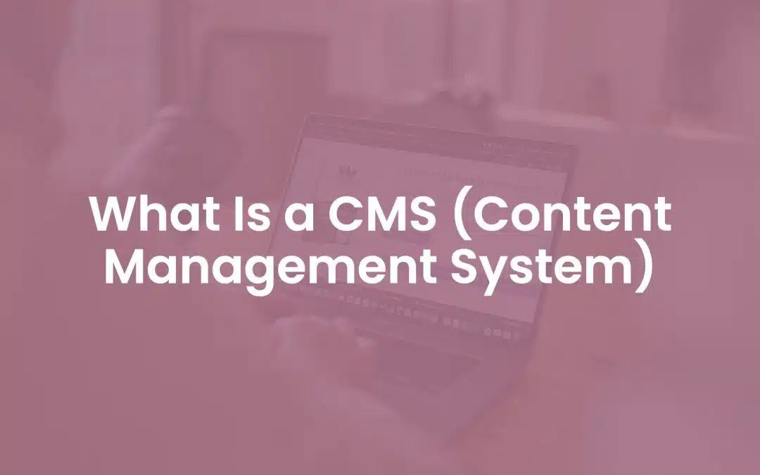 What is a CMS (Content Management System)