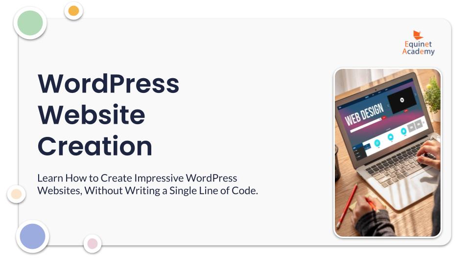 WSQ WordPress Website Creation Course Brochure Cover