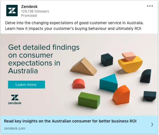 Zendesk ads on Business ROI