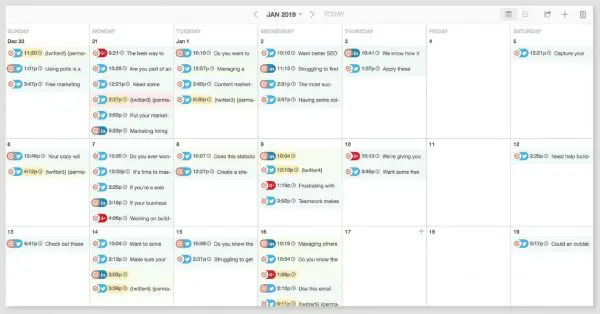 coolerinsights social media content calendar