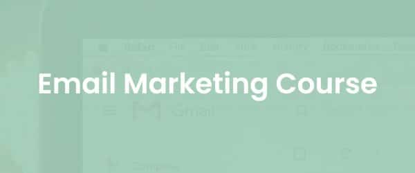 Email Marketing course cover