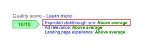 example of clickthrough rate