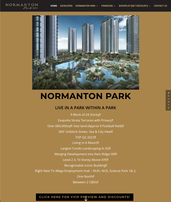 normantons-park-kingsford-wordpress-website