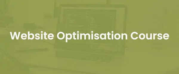 Website conversion rate optimisation course cover