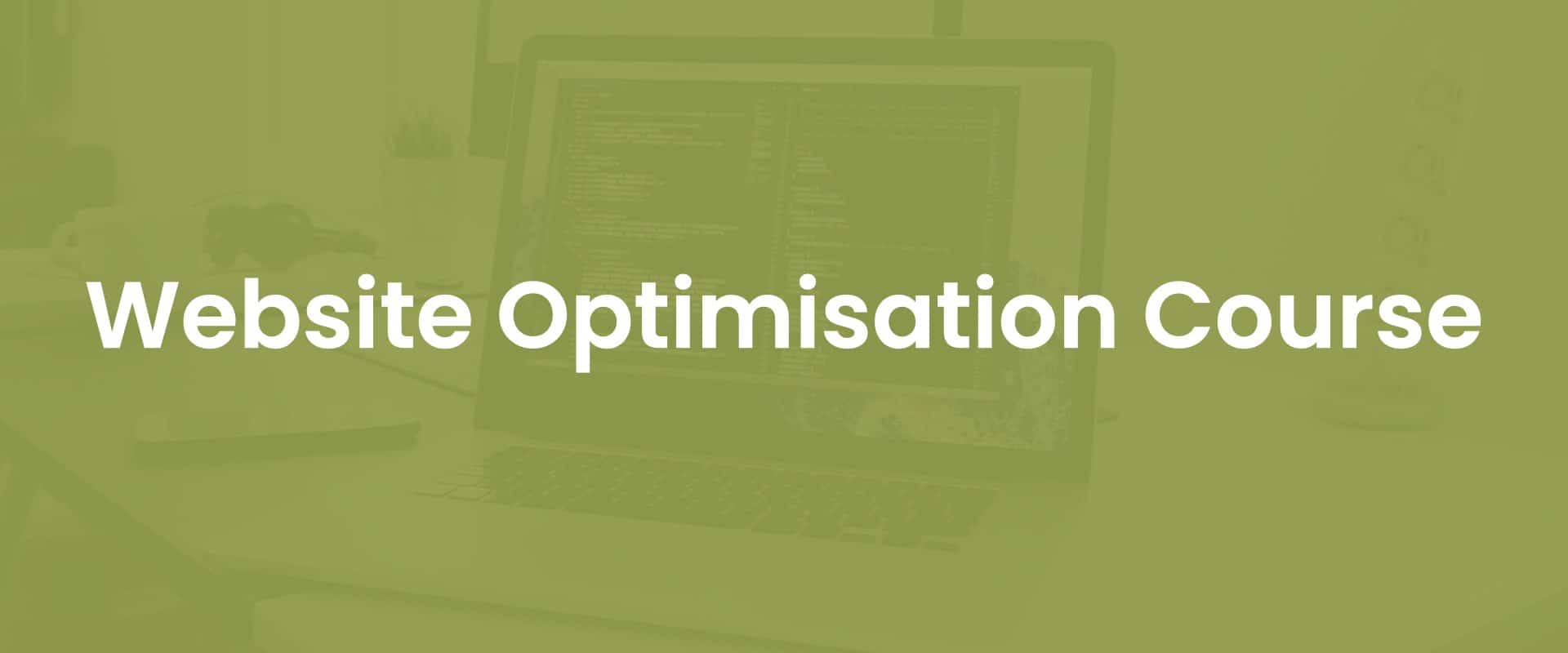 Website conversion rate optimisation course cover