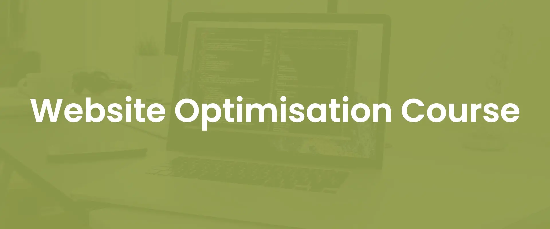 Website conversion rate optimisation course cover